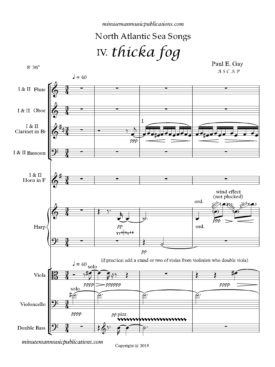 North Atlantic Sea Songs: thicka fog