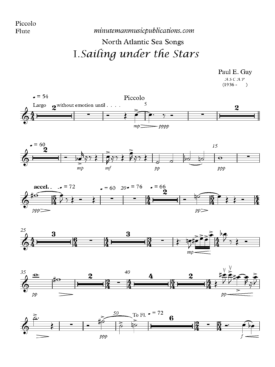 North Atlantic Sea Songs - Sailing Under the Stars (Parts)