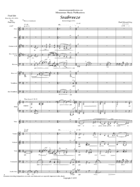 Seabreeze (Orchestra Score)