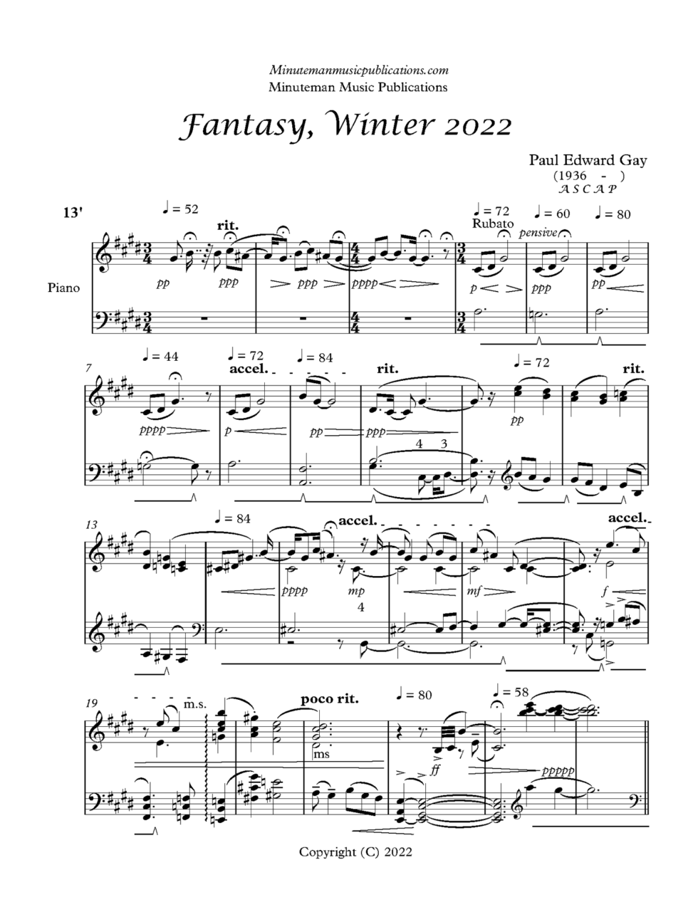 Fantasy, Winter 2022